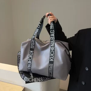 Casual Solid Color Ladies Shoulder Bags Large Capacity Fashion Design Women Handbag High Quality Nylon Women's Travel Bags